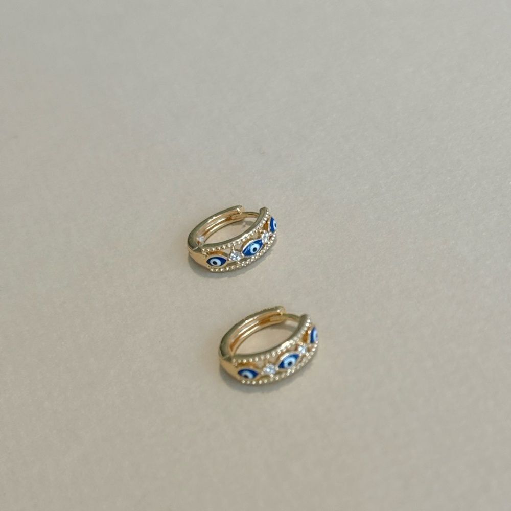 Evil eye earrings #1389